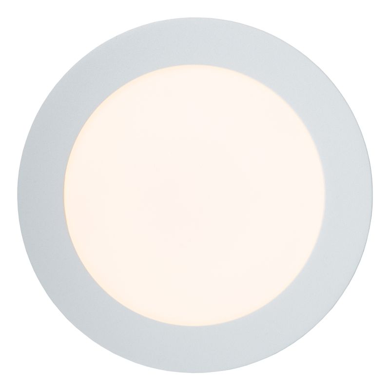 Lucide BRICE-LED - Zapustené stropné svietidlo Kúpeľňa - Ø 18 cm - LED Rozm. - 1x11W 3000K - IP44 - Biela